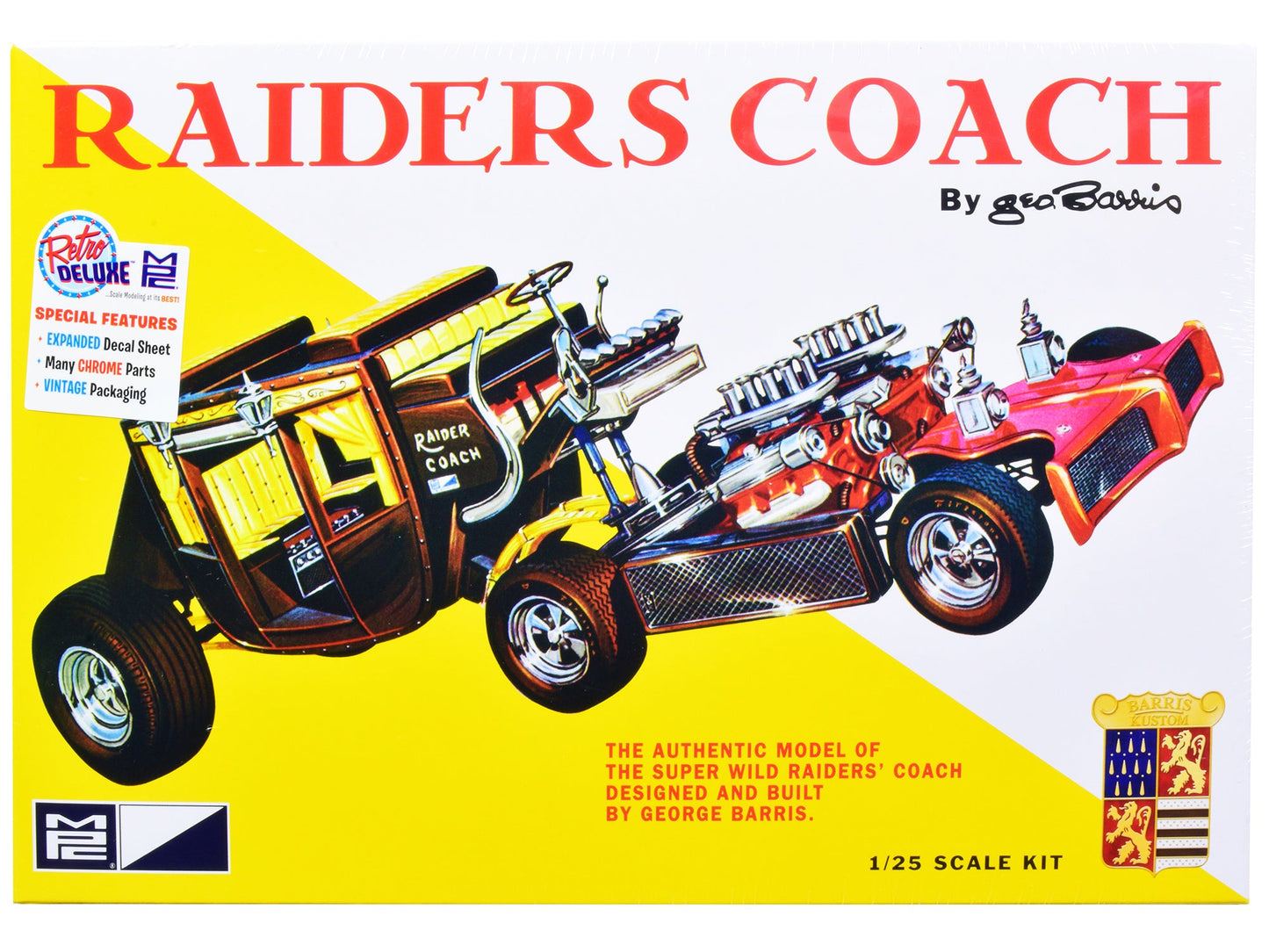 Skill 2 Model Kit George Barris' Super Wild Raiders' Coach 1/25 Scale Model