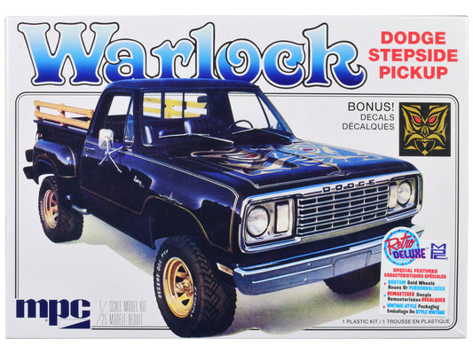 Skill 2 Model Kit 1977 Dodge Warlock Stepside Pickup Truck 1/25 Scale Model
