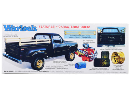 Skill 2 Model Kit 1977 Dodge Warlock Stepside Pickup Truck 1/25 Scale Model