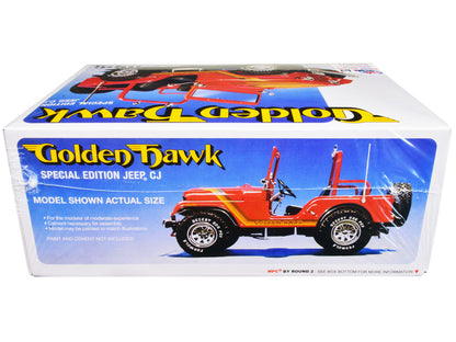Skill 2 Model Kit 1981 Jeep CJ5 Golden Hawk 1/25 Scale Model Car