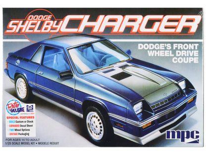 Skill 2 Model Kit 1986 Dodge Shelby Charger 1/25 Scale Model