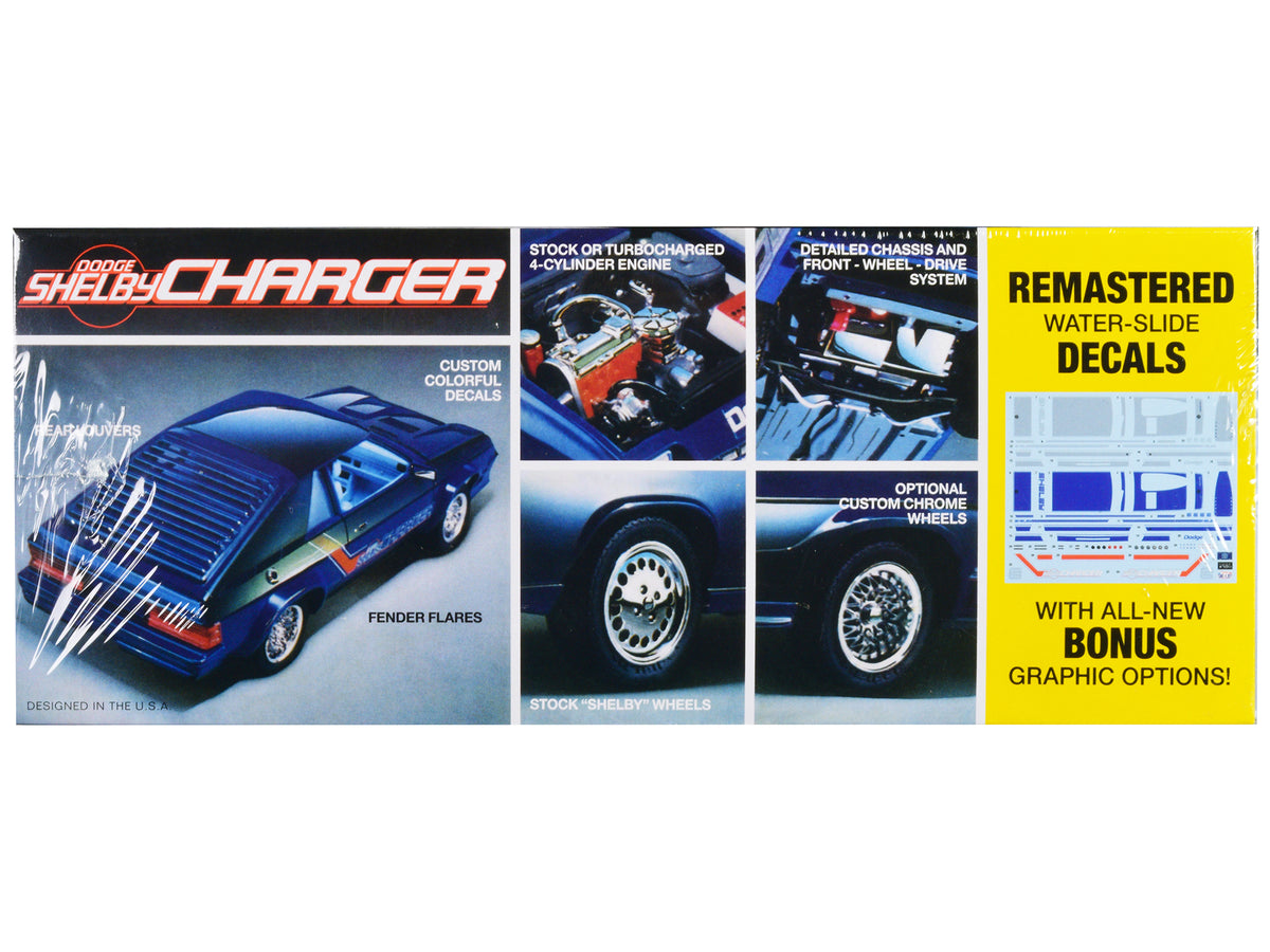Skill 2 Model Kit 1986 Dodge Shelby Charger 1/25 Scale Model
