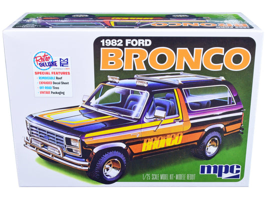 Skill 2 Model Kit 1982 Ford Bronco 1/25 Scale Model