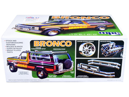 Skill 2 Model Kit 1982 Ford Bronco 1/25 Scale Model