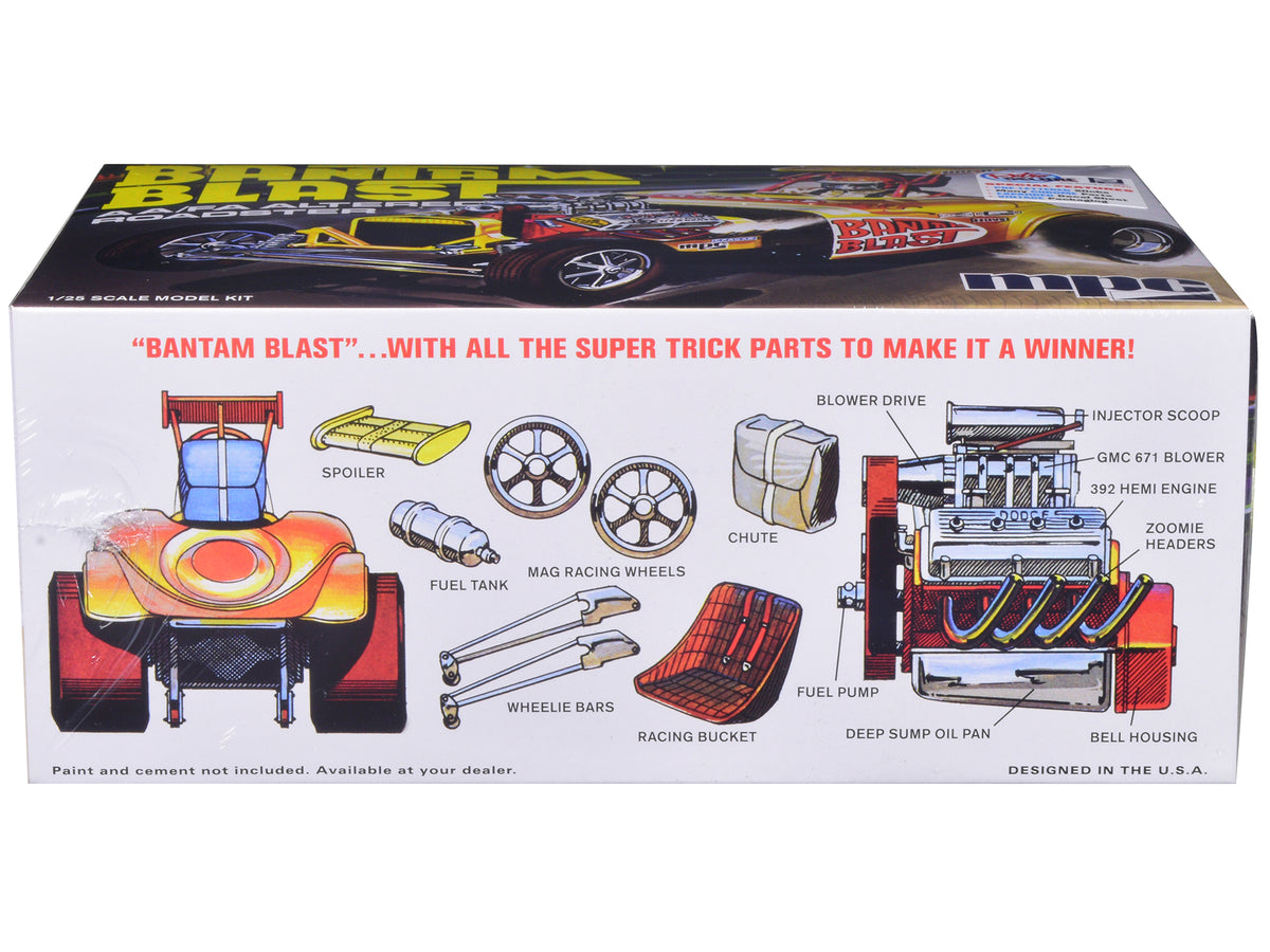 Skill 2 Model Kit "Bantam Blast" AA/FA Altered Roadster/Dragster 1/25 Scale Model