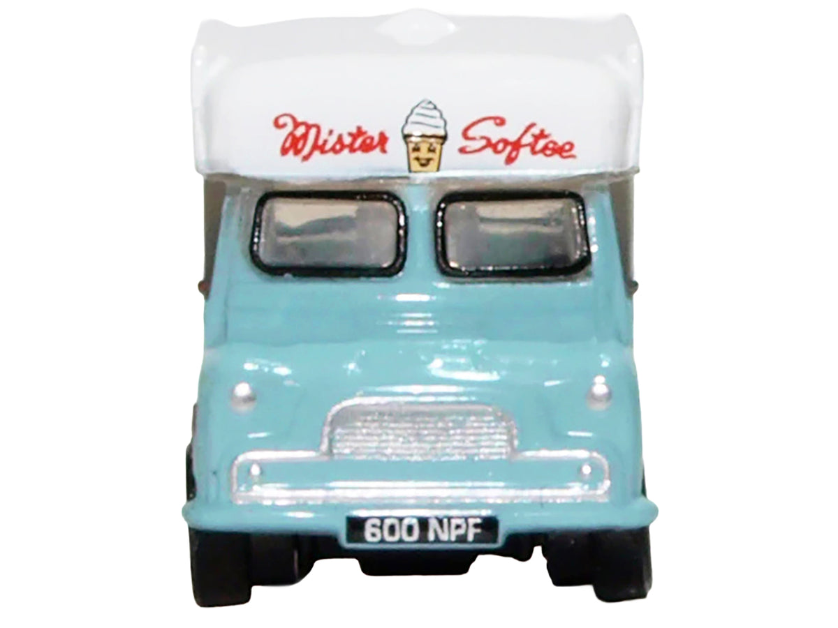 Bedford CA Ice Cream Van "Mister Softee" Light Blue with White Top 1/148 (N) Scale Diecast Model Car