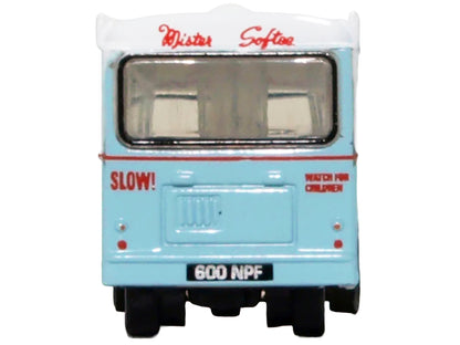 Bedford CA Ice Cream Van "Mister Softee" Light Blue with White Top 1/148 (N) Scale Diecast Model Car