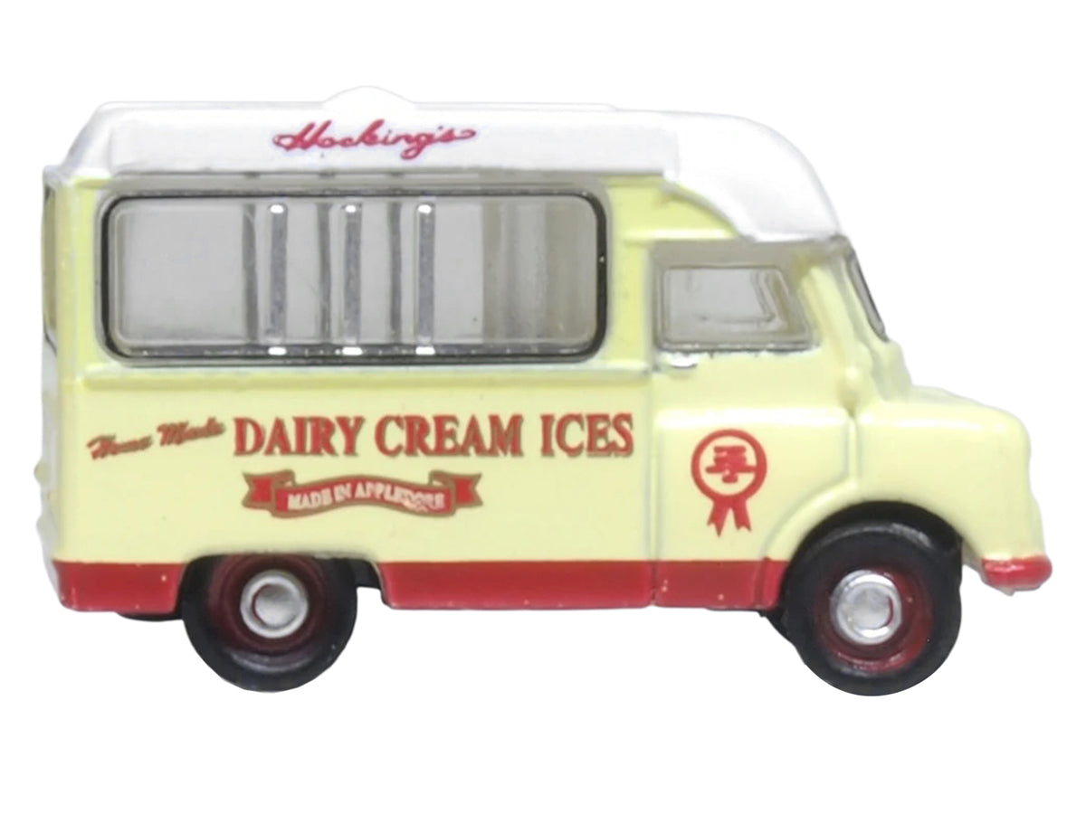 Bedford CA Ice Cream Van "Hockings Dairy Cream Ice" Cream with White Top 1/148 (N) Scale Diecast Model Car