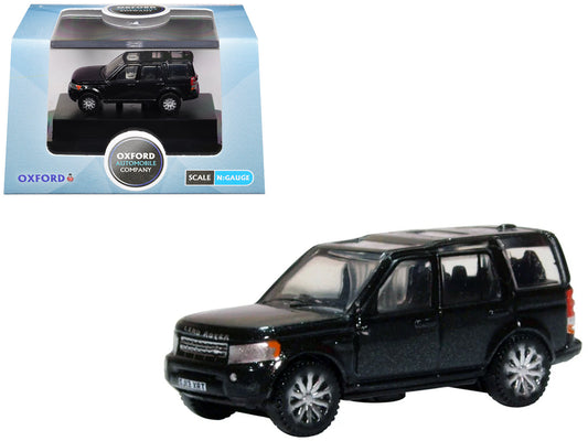 Land Rover Discovery 4 RHD (Right Hand Drive) Santorini Black 1/148 (N) Scale Diecast Model car