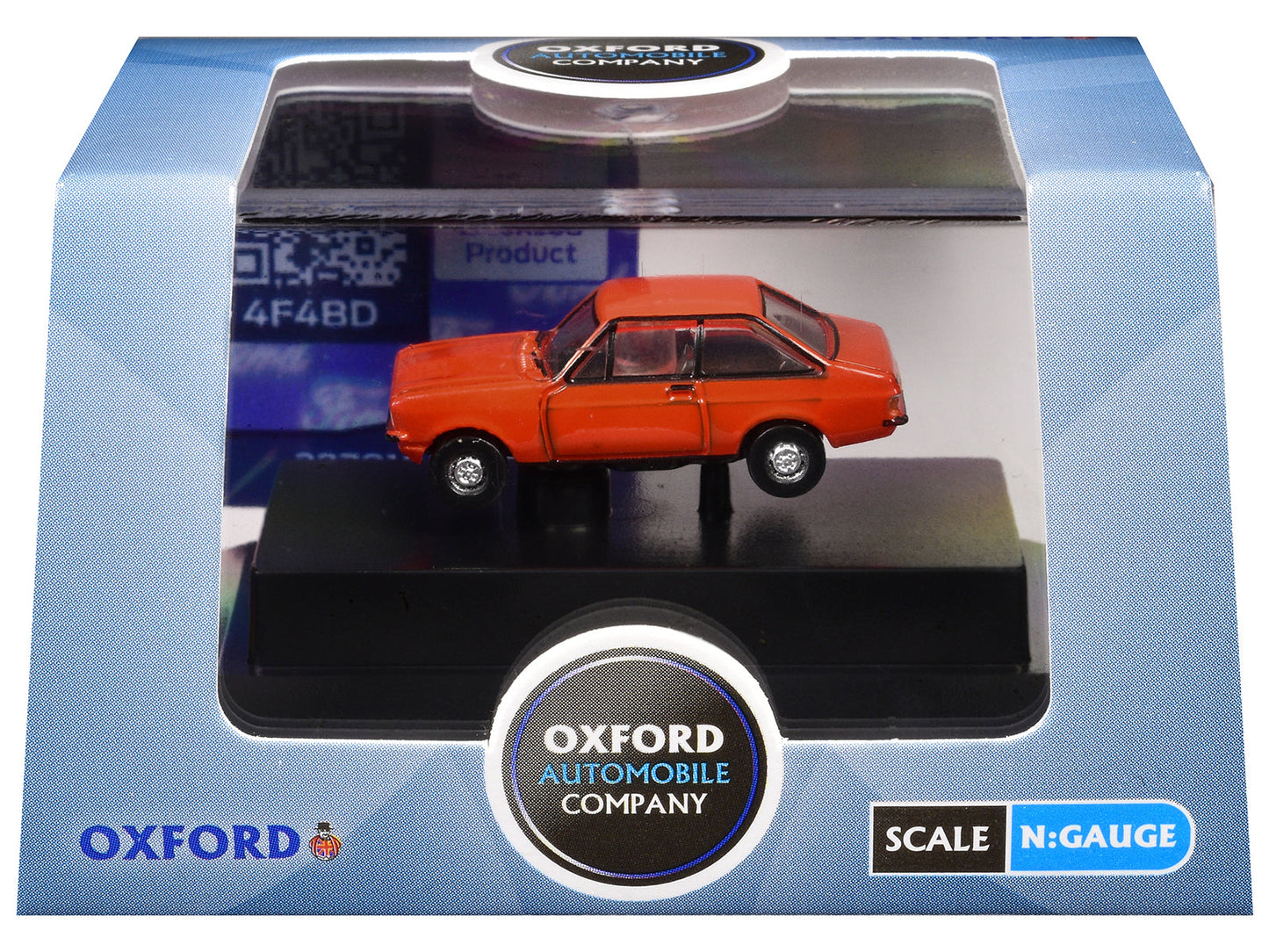 Ford Escort Mk2 RHD (Right Hand Drive) Carnival Red 1/148 (N) Scale Diecast Model Car