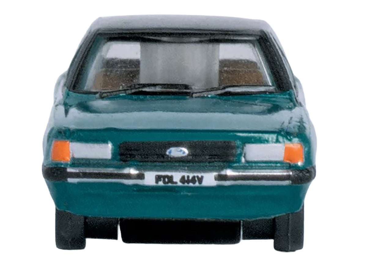 Ford Cortina Mk5 RHD (Right Hand Drive) Cosmos Blue Metallic with Black Top 1/148 (N) Scale Diecast Model Car
