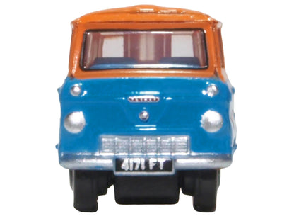 Ford 400E Van RHD (Right Hand Drive) "Fordson Super Service" Blue and Orange 1/148 (N) Scale Diecast Model Car