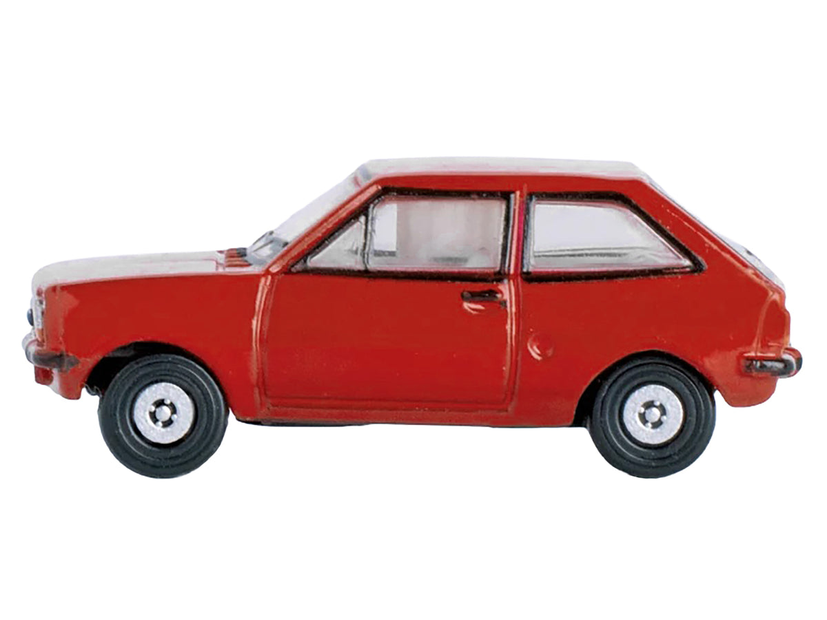 Ford Fiesta Mk1 RHD (Right Hand Drive) Venetian Red 1/148 (N) Scale Diecast Model Car