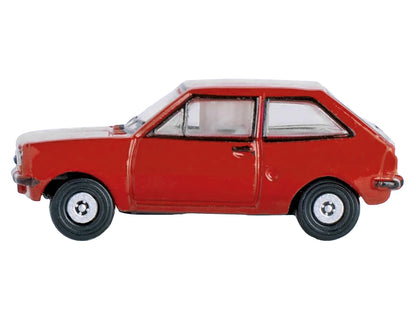 Ford Fiesta Mk1 RHD (Right Hand Drive) Venetian Red 1/148 (N) Scale Diecast Model Car