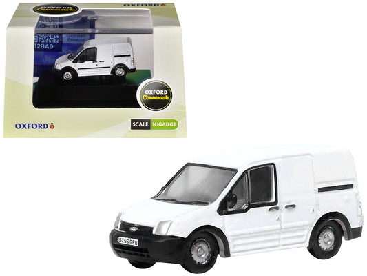 Ford Transit Connect Van RHD (Right Hand Drive) Frozen White 1/148 (N) Scale Diecast Model Car