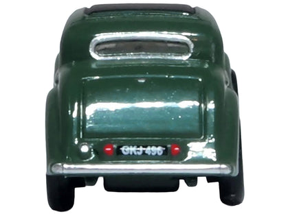 Jaguar SS RHD (Right Hand Drive) Suede Green with Black Top 1/148 (N) Scale Diecast Model Car