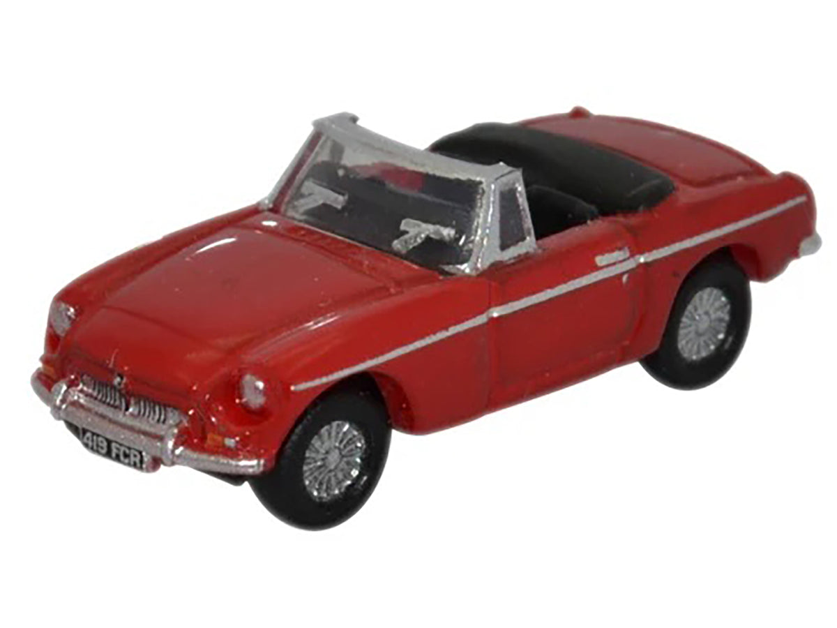 MG MGB Roadster RHD (Right Hand Drive) Tartan Red 1/148 (N) Scale Diecast Model Car