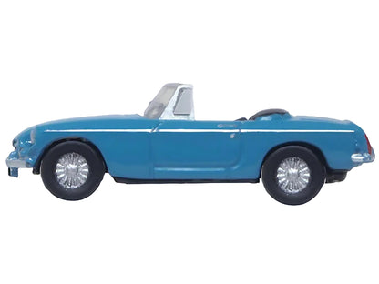 MG MGB Roadster RHD (Right Hand Drive) Iris Blue 1/148 (N) Scale Diecast Model Car
