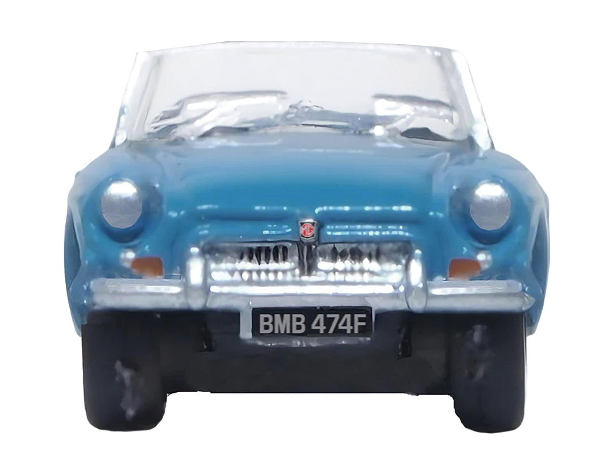 MG MGB Roadster RHD (Right Hand Drive) Iris Blue 1/148 (N) Scale Diecast Model Car