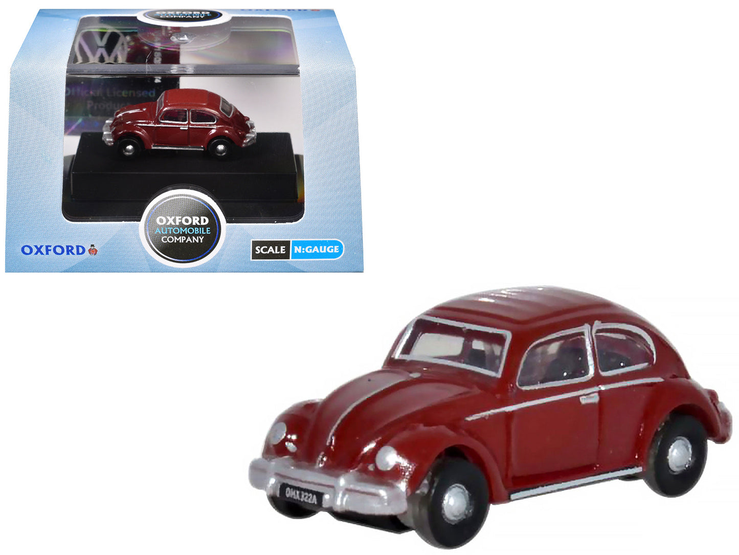 Volkswagen Beetle Ruby Red 1/148 (N) Scale Diecast Model Car