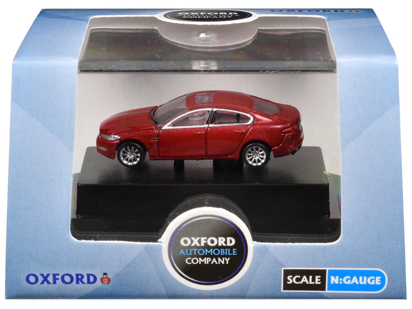 Jaguar XF RHD (Right Hand Drive) Carnelian Red 1/148 (N) Scale Diecast Model Car