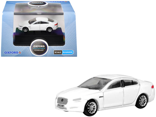 Jaguar XF RHD (Right Hand Drive) Polaris White 1/148 (N) Scale Diecast Model Car