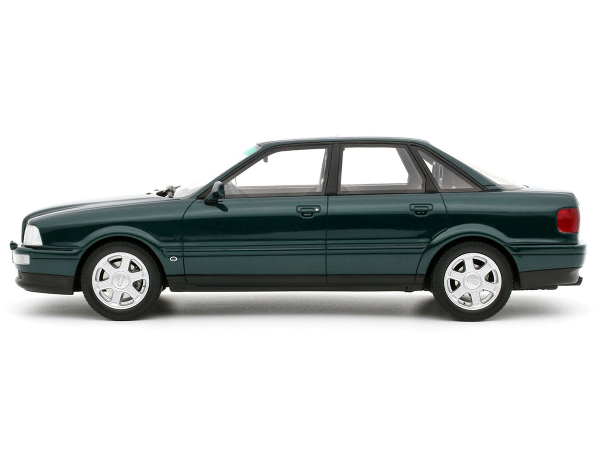 1993 Audi S2 Sedan Emerald Green Metallic Limited Edition to 2000 pieces Worldwide 1/18 Model Car