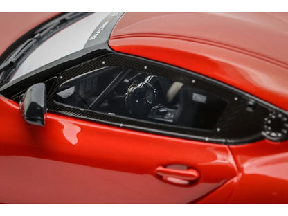 2023 Toyota Supra GT4 100 Edition Plasma Orange Metallic Limited Edition to 999 pieces Worldwide 1/18 Model Car