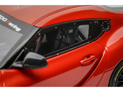 2023 Toyota Supra GT4 100 Edition Plasma Orange Metallic Limited Edition to 999 pieces Worldwide 1/18 Model Car