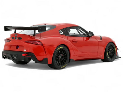 2023 Toyota Supra GT4 100 Edition Plasma Orange Metallic Limited Edition to 999 pieces Worldwide 1/18 Model Car