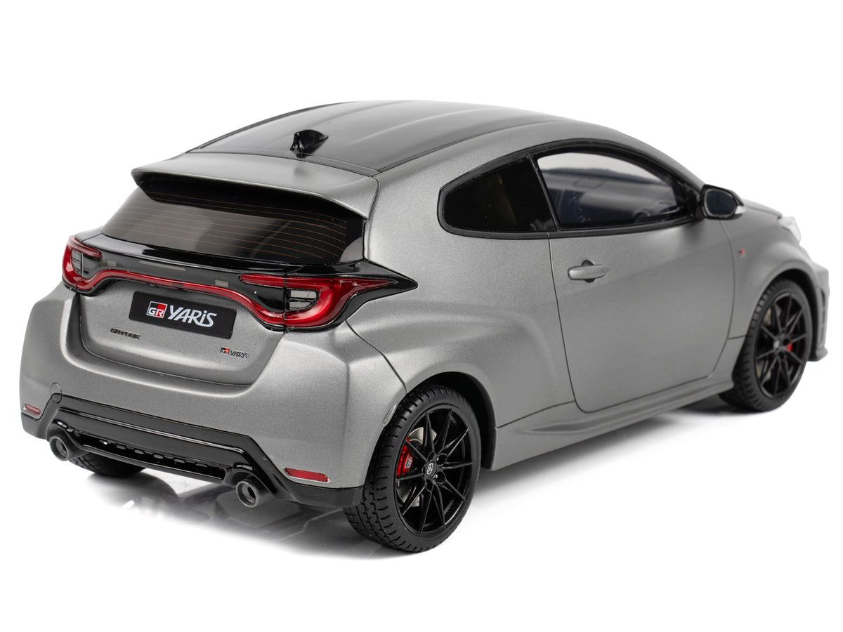 2024 Toyota GR Yaris Precious Metal Gray Metallic Limited Edition to 999 pieces Worldwide 1/18 Model Car