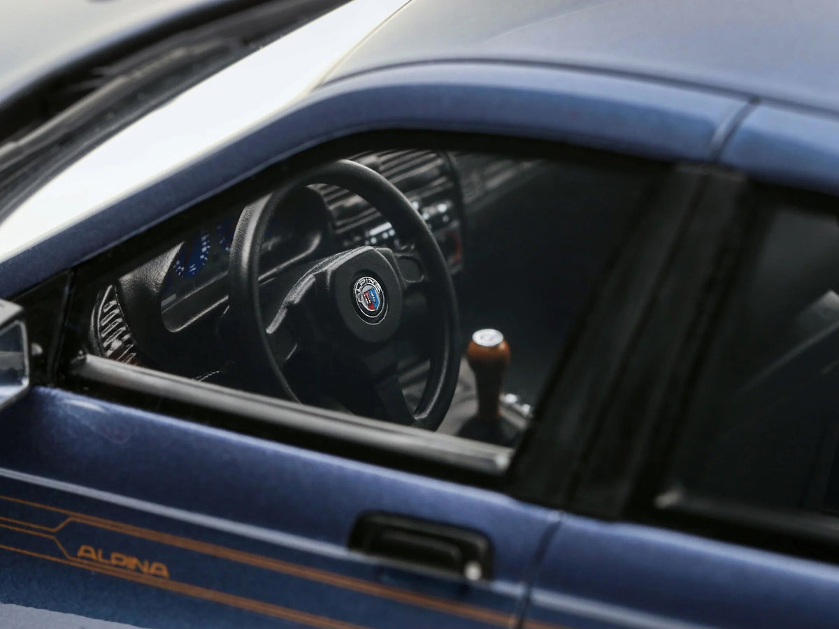1992 BMW Alpina B6 2.8 Alpina Blue Metallic Limited Edition to 2500 pieces Worldwide 1/18 Model Car