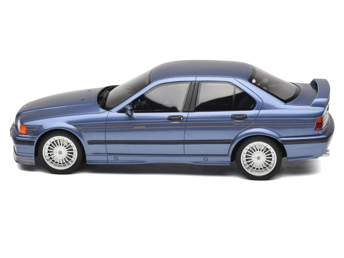 1992 BMW Alpina B6 2.8 Alpina Blue Metallic Limited Edition to 2500 pieces Worldwide 1/18 Model Car