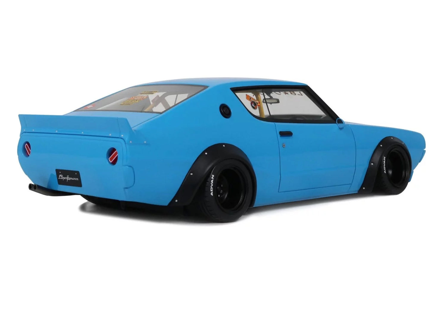 2024 Nissan Skyline 2000 GT-R (KPGC110) "LB-Works" RHD (Right Hand Drive) Blue Limited Edition to 999 pieces Worldwide 1/18 Model Car