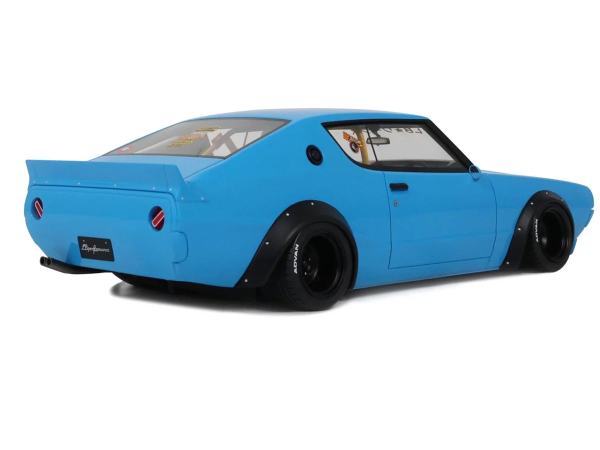 2024 Nissan Skyline 2000 GT-R (KPGC110) "LB-Works" RHD (Right Hand Drive) Blue Limited Edition to 999 pieces Worldwide 1/18 Model Car