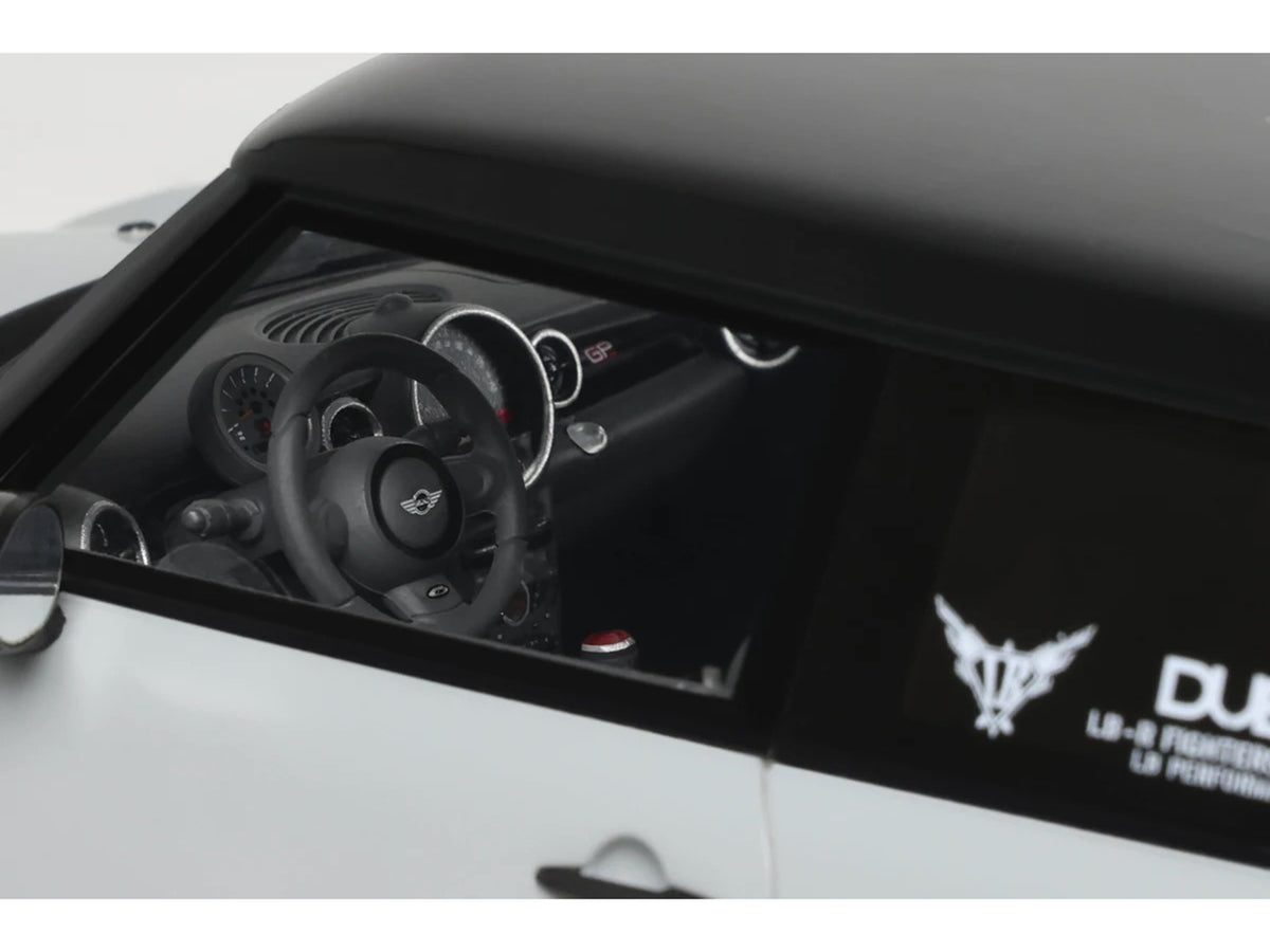 2015 Mini Cooper R56 LB-Works "LB Nation" Gray with Black Top Limited Edition to 999 pieces Worldwide 1/18 Model Car