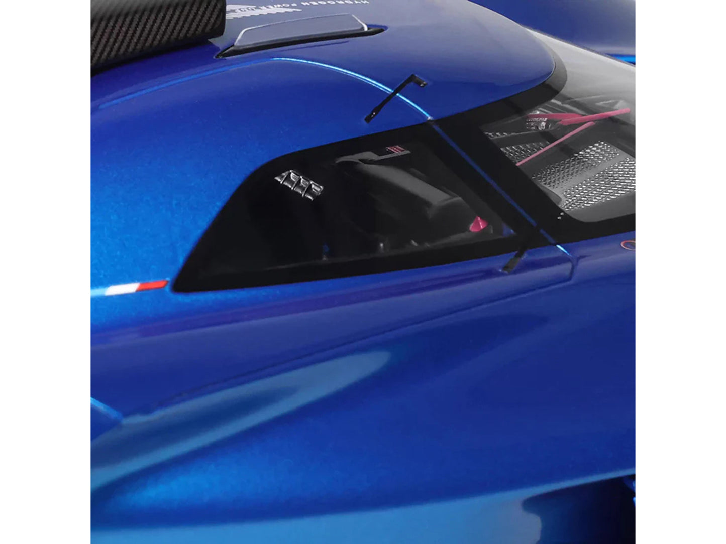 2024 Alpine Alpenglow HY6 Concept Car Specular Blue Metallic 1/18 Model Car