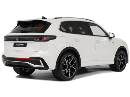 2024 Volkswagen Tiguan E Tsi R-Line Oryx White Pearl Limited Edition to 999 pieces Worldwide 1/18 Model Car