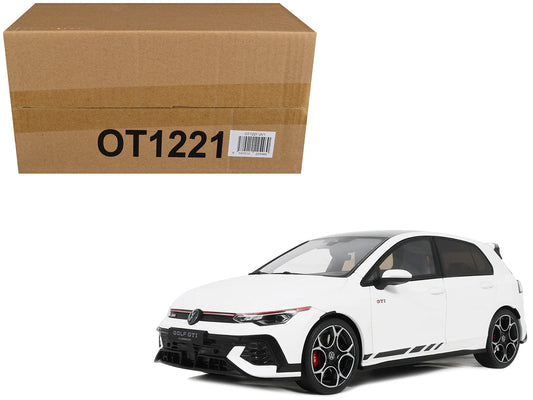 2024 Volkswagen Golf Mk.8 GTi Clubsport Pure White Limited Edition to 999 pieces Worldwide 1/18 Model Car
