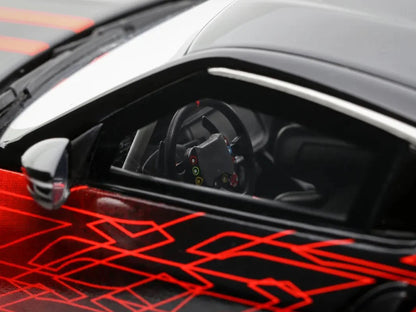 2022 Nissan Z GT4 #23 Black with Red Graphics "2022 SEMA Show" 1/18 Model Car