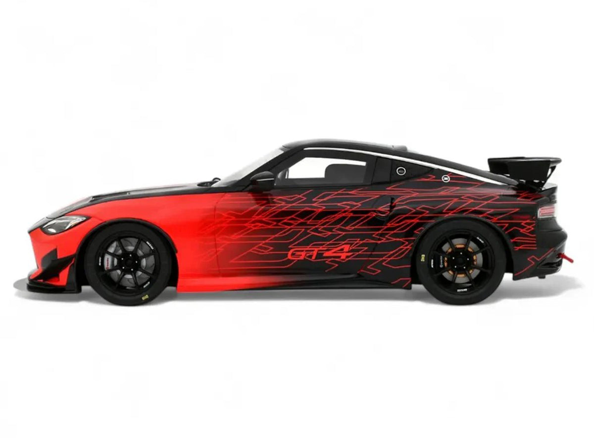 2022 Nissan Z GT4 #23 Black with Red Graphics "2022 SEMA Show" 1/18 Model Car