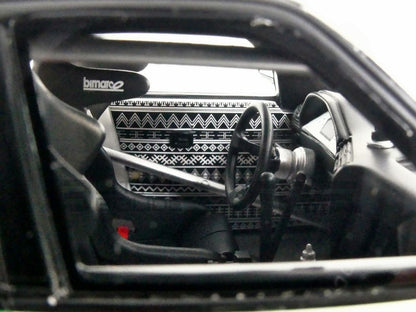 2023 BMW E30 V8 Drift "Red Bull Driftbrothers" Blue and Silver with Graphics Limited Edition to 3000 pieces Worldwide 1/18 Model Car