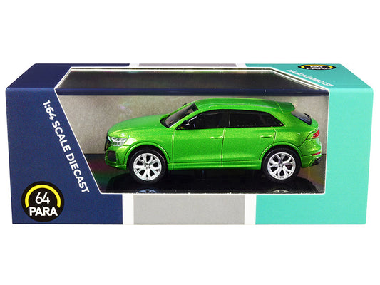 Audi RS Q8 Java Green Metallic 1/64 Diecast Model Car