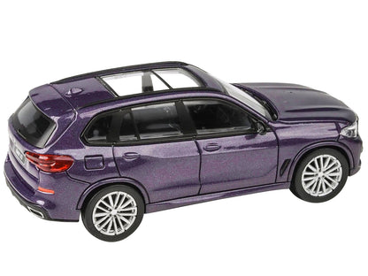 2018 BMW X5 Daytona Violet Metallic with Sunroof 1/64 Diecast Model Car