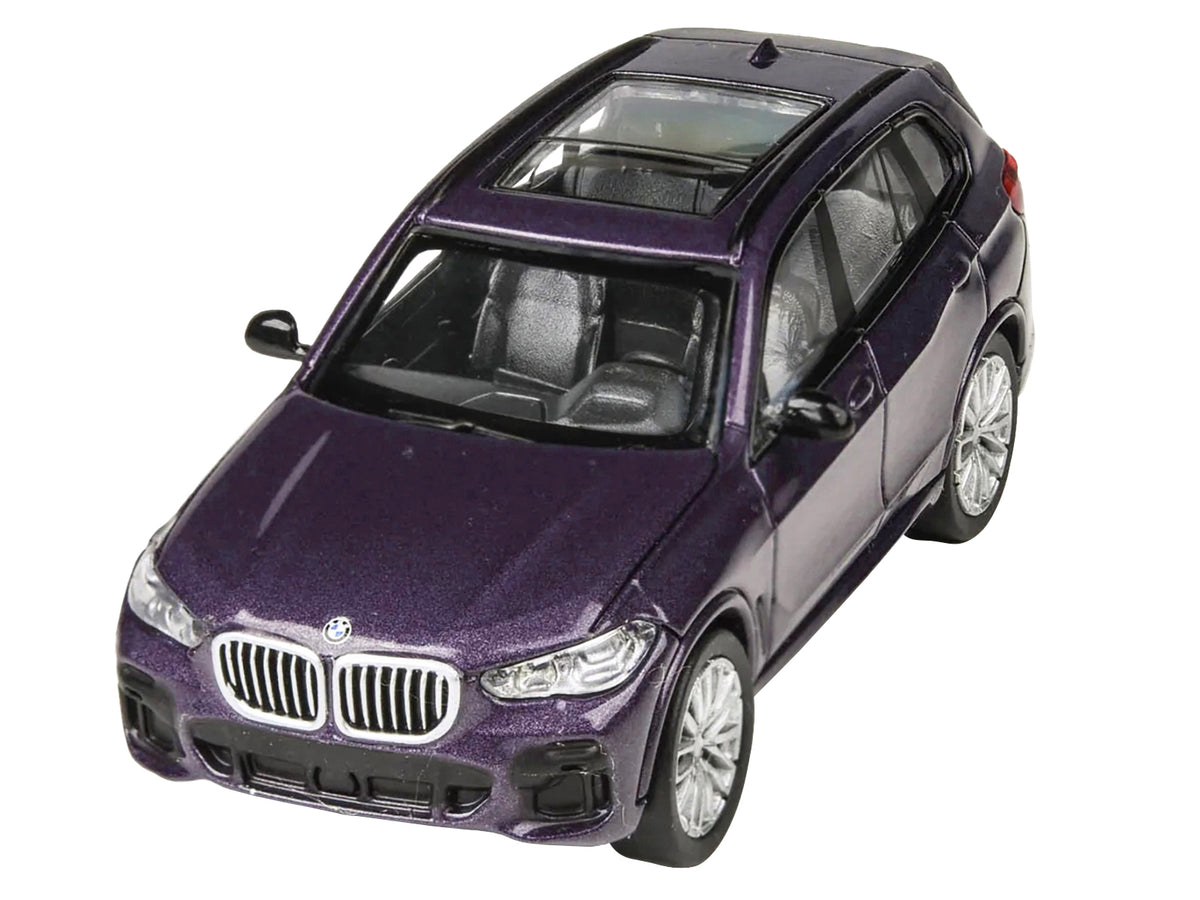2018 BMW X5 Daytona Violet Metallic with Sunroof 1/64 Diecast Model Car