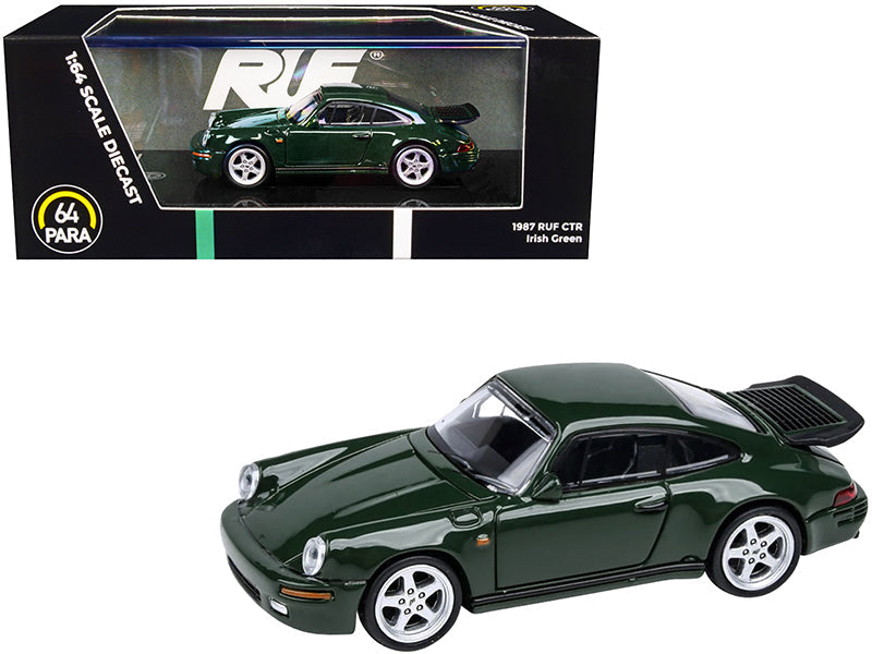 1987 RUF CTR Irish Green 1/64 Diecast Model Car
