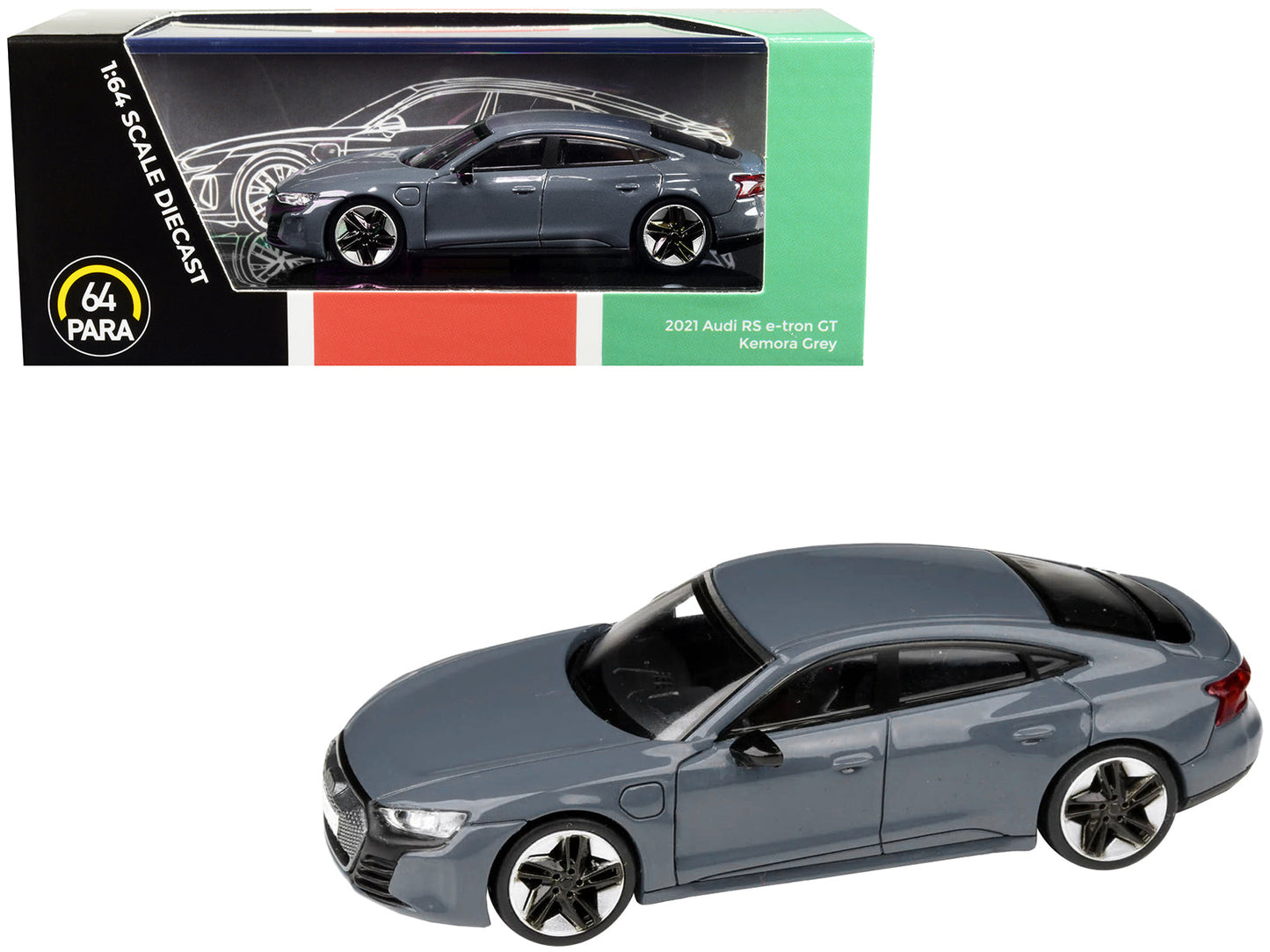 2021 Audi RS e-tron GT Kemora Gray 1/64 Diecast Model Car