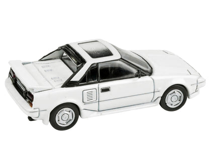 1985 Toyota MR2 MK1 Super White with Sunroof 1/64 Diecast Model Car