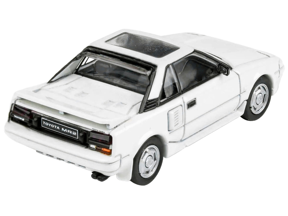 1985 Toyota MR2 MK1 Super White with Sunroof 1/64 Diecast Model Car