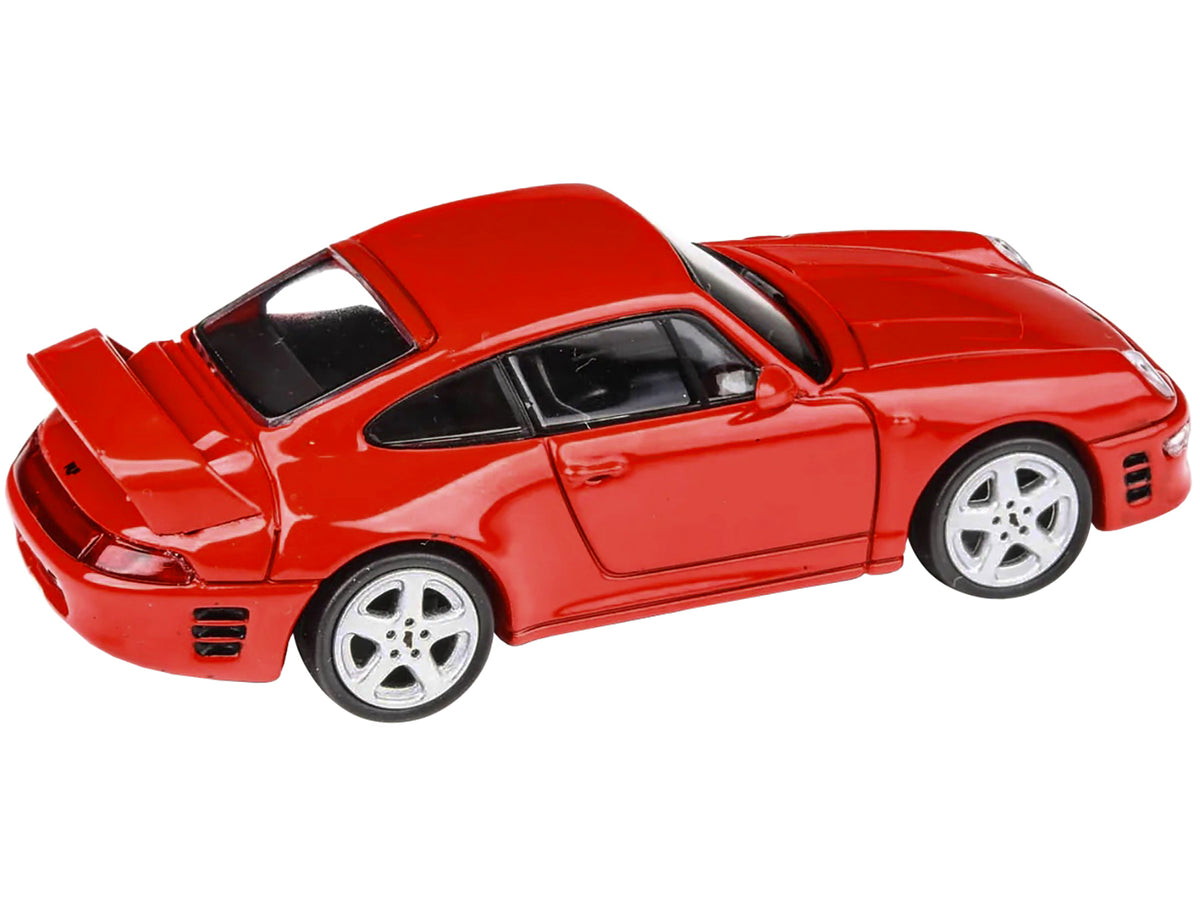 1995 RUF CTR2 Guards Red 1/64 Diecast Model Car